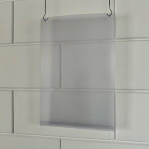 Prijskaarthoes vertikaal voor 297x420 mm