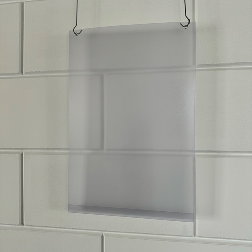 Prijskaarthoes vertikaal voor 297x420 mm