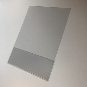 Folie 860x1215 mm + omgebogen flap