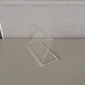 L-standaard acryl bxh 60x40mm. Liggend