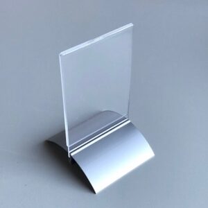 Presenter Din A7 - 74x105mm met alu-voet