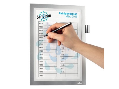 Toilet sanitair A4 memo met magneetrand