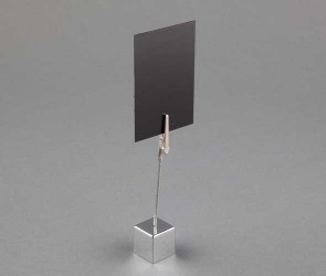 Deco-knijpstandaard 8,3 cm chrome kleur