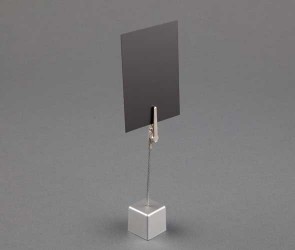Deco-knijpstandaard 8,3 cm alumin kleur