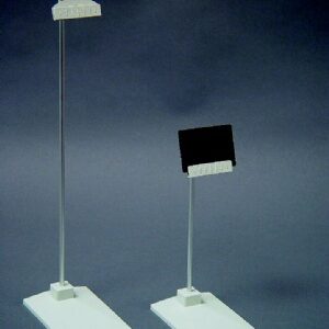 Deco-card-holder hoogte 40 cm grijs