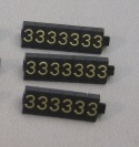 Compact Midi zwart/goud 3 20st