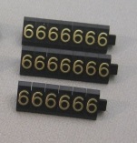 Compact Midi zwart/goud 6 20st