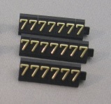 Compact Midi zwart/goud 7 20st