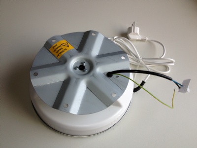 Draaiplateau 50 kg 220V met sleepcontact