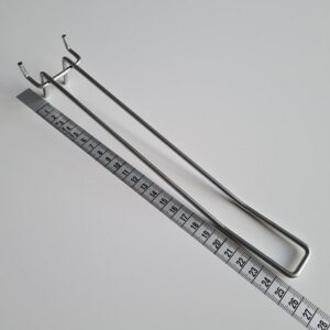 Boardhaak dubbel dicht 250 mm 4mm 45mm