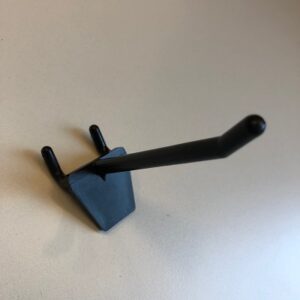 Boardhaak enkel 75mm zwart hoh 25mm