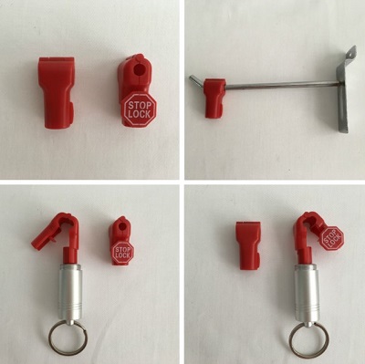 StopLock 4,5 mm rood afmeting 38,5x18mm