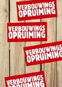Raambiljet thema Verbouwingsopr afm50x94