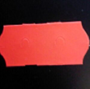 Etiket 2612 fl.rood afneemb.2slit 54.000