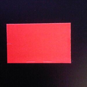 Etiket 2619 fluor rood permanent recht