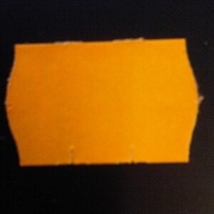 Etiket 2516 fluor oranje afn. golf 39600