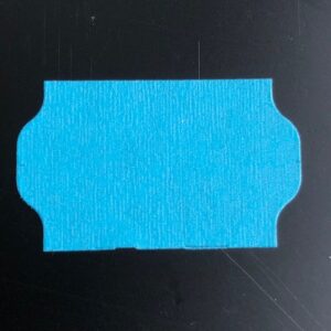 Etiket 3219 blauw perm golfrand 30.000