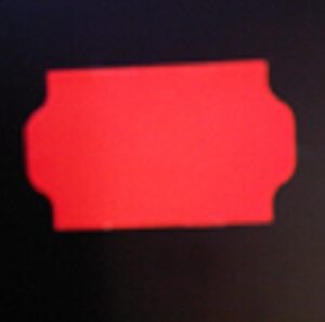 Etiket 3219 fluor rood afneembaar 30.000
