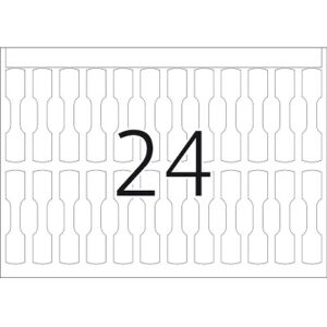 Juwelier-etiket 49x10 mm doos 5.000st