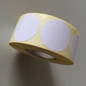 Etiket 35 mm rond wit 1000 rol