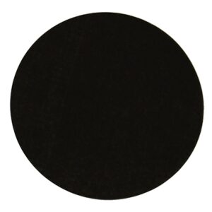 Etiket 25 mm rond zwart 1000 rol