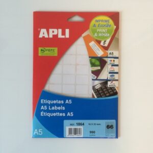 Apli mapje permanent 16x22 mm 990 stuks