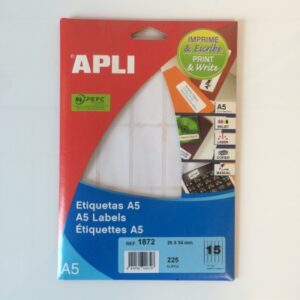 Apli mapje permanent 26x54 mm 255 stuks