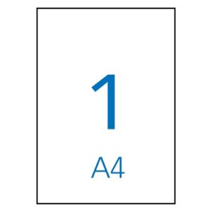 Apli laser A4 etiketten 210x297mm 100