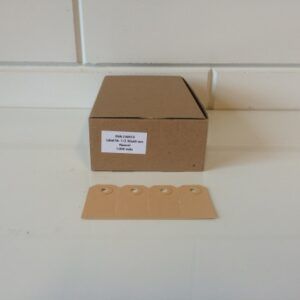 Manilla labels 30x60 mm nr 0,5 1000 stuk