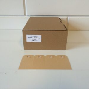 Manilla labels 35x70 mm nr. 1 1000 stuks