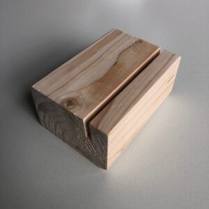 Voetje hout voor klembord A5 of A4