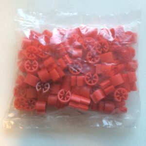 Minimarker onbedrukt normaal rood 100st