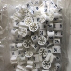 Minimarker wit/zwart 34 100st