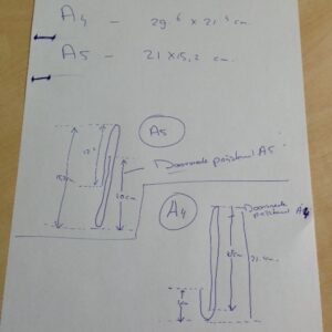 Kaarthouder 297x210mm Dik 1mm PETG