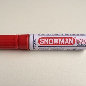 Stift Snowman Jumbo 500 rood