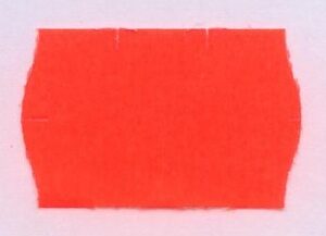 Etiket 2616 fl.rood perm veiligheidssnit