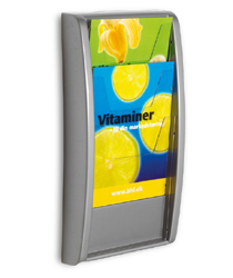 Folder-wand 3 x A4 - bxhxd 267x520x83 mm