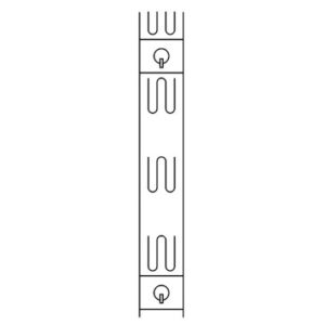 Hang-strip 25x135 mm pet 380 micron 1000