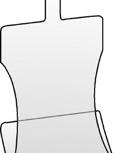 PVC standaardje 10 cm zonder connector