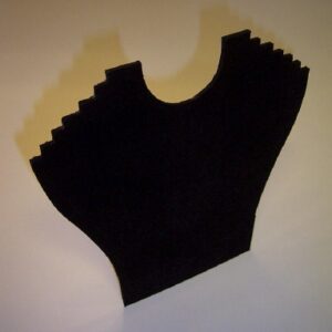 Kettingpresentatie bxh 23x24cm zwart