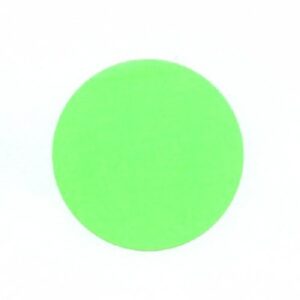 Etiket 25 mm rond fluor groen 1000 rol