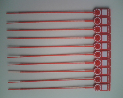 Compactplomben 3340/185 mm rood