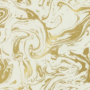 Fluid Marble Creme/Gold